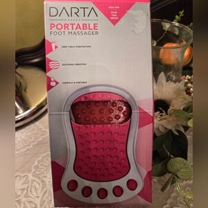NEW DARTA Portable Foot Massager Deep Tissue Penetration Pink
